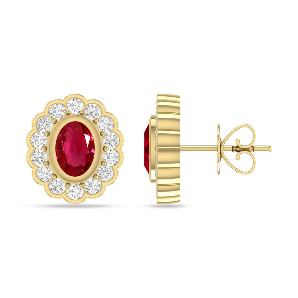 Yellow Gold - Ruby